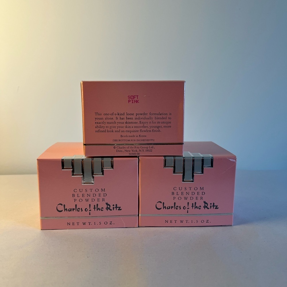Lot of 3 - Cream Setting Powder for a Flawless Finish Soft Pink - NIB
